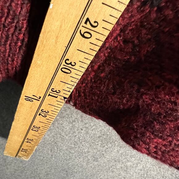 Belle by Kim Gravel Intarsia Animal Cardigan with Po Rumba Red Size XS - Picture 4 of 10